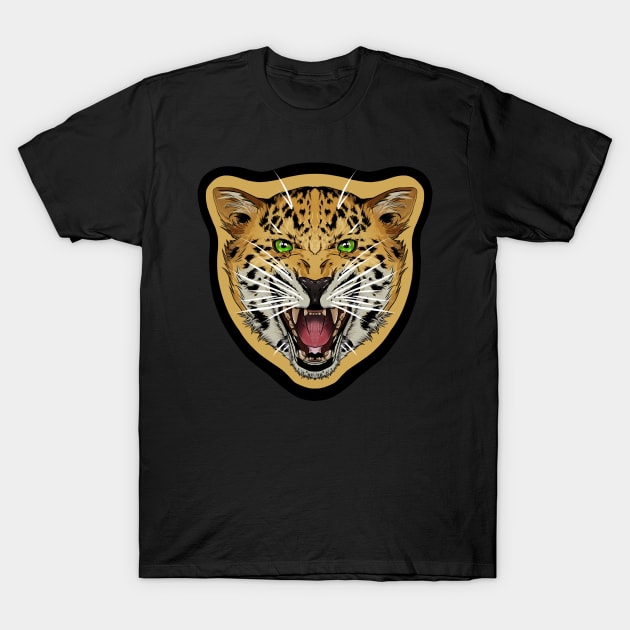 illustrated Jaguar PRIDE series Jaguar with trim T-Shirt by illustratelaw